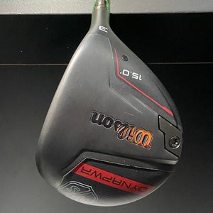 Wilson DynaPower 15* 3 Wood Stiff HZRDUS Smoke RDX Red 60g RH - Used