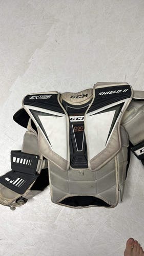 Used Large CCM  Extreme Flex Shield 2 Goalie Chest Protector