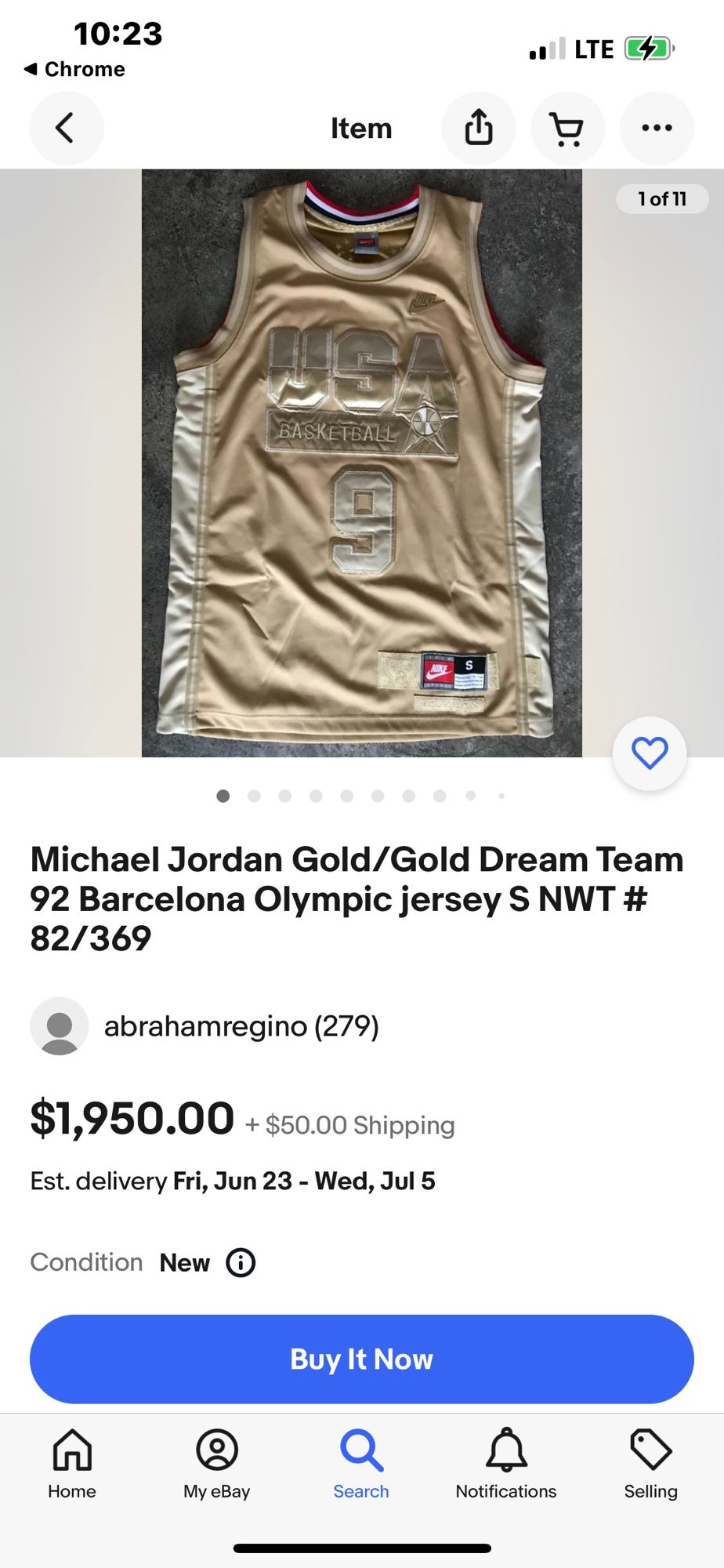 1984 Nike Micheal Jordan Jersey. No flaws. Stitched - Depop