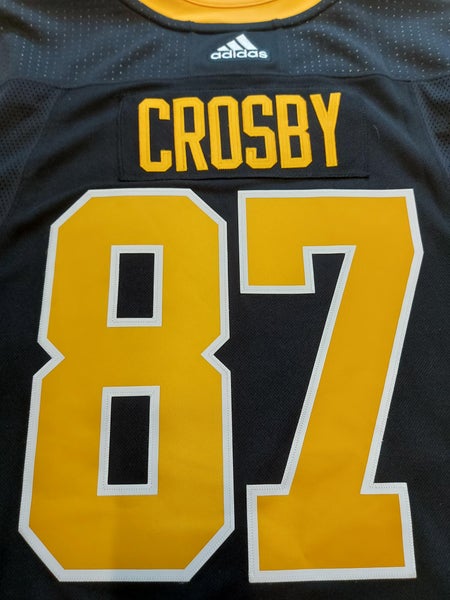 CROSBY PITTSBURGH PENGUINS AUTHENTIC ADIDAS REVERSE RETRO HOCKEY JERSEY