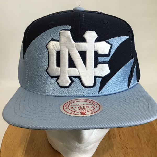 Men's Mitchell & Ness Carolina Blue/White North Carolina Tar Heels Paintbrush  Snapback Hat