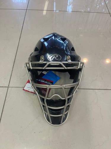 New Rawlings Cool Flow HLCH1S Navy Blue/Black Catchers Helmet