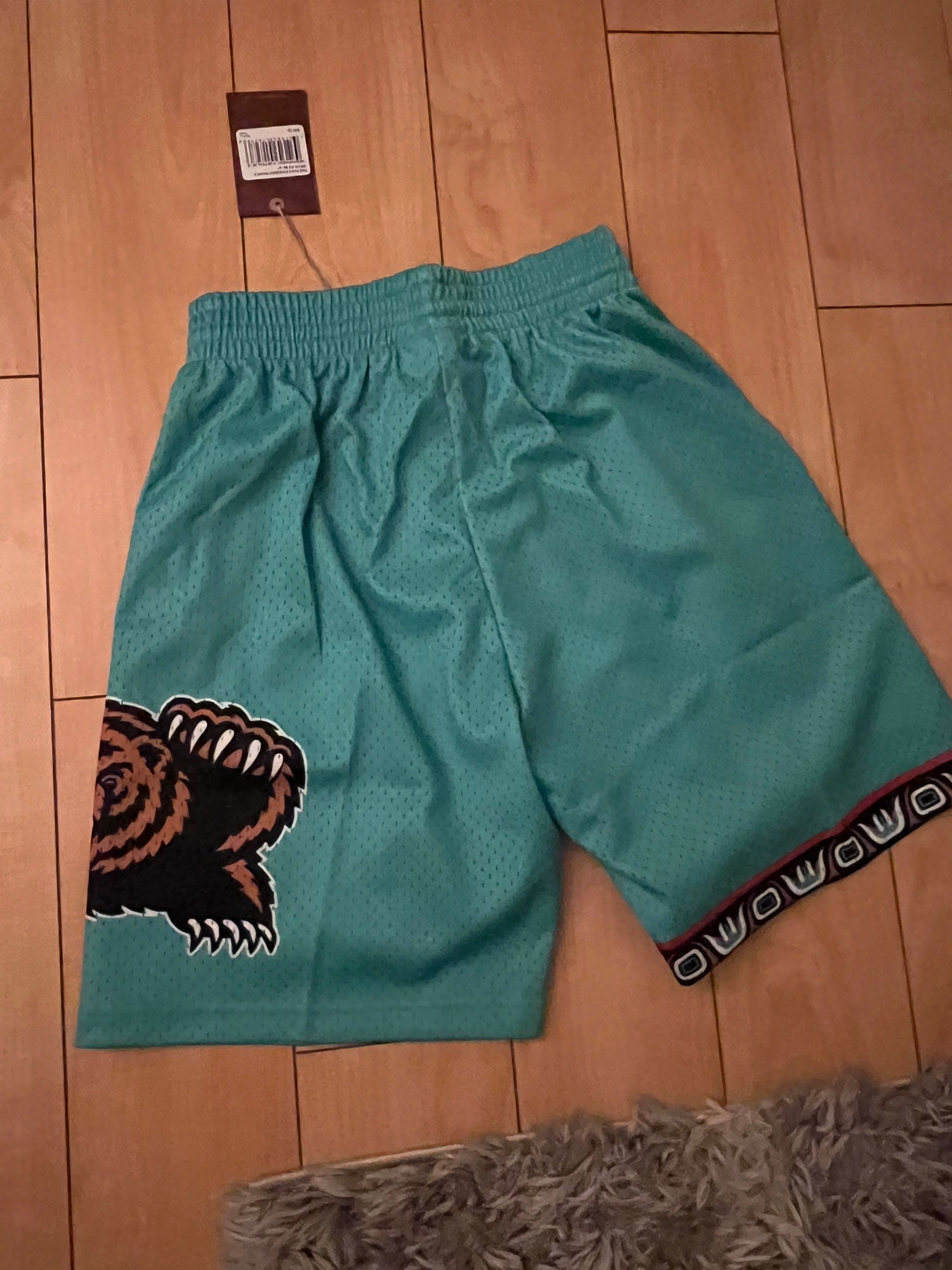 adidas, Shorts, Nwt Adidas Nba Throwback Memphis Grizzlies Shorts