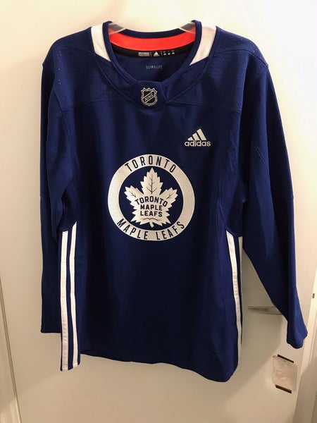 17-18 Adidas AUTHENTIC Toronto Maple Leafs Away Climalite Jersey Size  46.$180