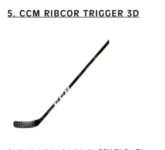Pro Stock RibCor Trigger 3D PMT Hockey Stick (wrapped As Super tacks), Senior Left Hand P88