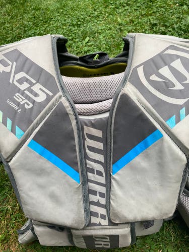 Used Small Warrior  Ritual G5 Goalie Chest Protector
