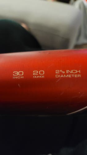 Used 2023 AXE Hybrid Avenge Pro Hybrid Bat (-10) 20 oz 30"