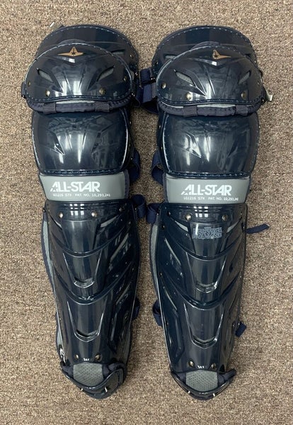 All Star System 7 Axis Intermediate 13-16 Catchers Gear Set - Solid Navy  Blue