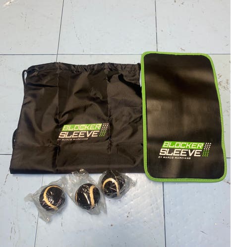 New Blocker Sleeve Goalie Training