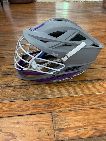 Cascade XRS Helmet - Matte Gray with Pearl White Facemask (Retail: $375)