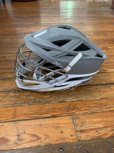 Cascade XRS Helmet - Matte Gray with Chrome Facemask (Retail: $375)