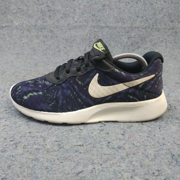 crecer salvar Discurso Nike Tanjun Print Womens Running Shoes Size 6.5 Trainers Sneakers Blue  820201 | SidelineSwap