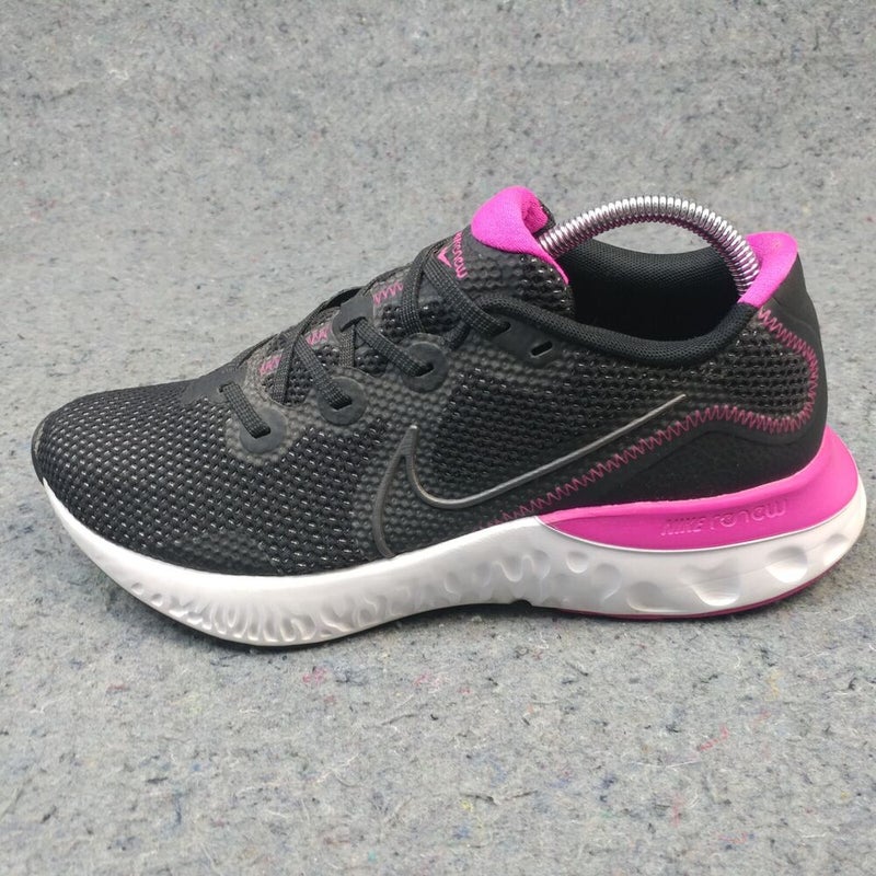 Nike Renew Run Womens Running Shoes Size 10 Trainers Sneakers Black Purple