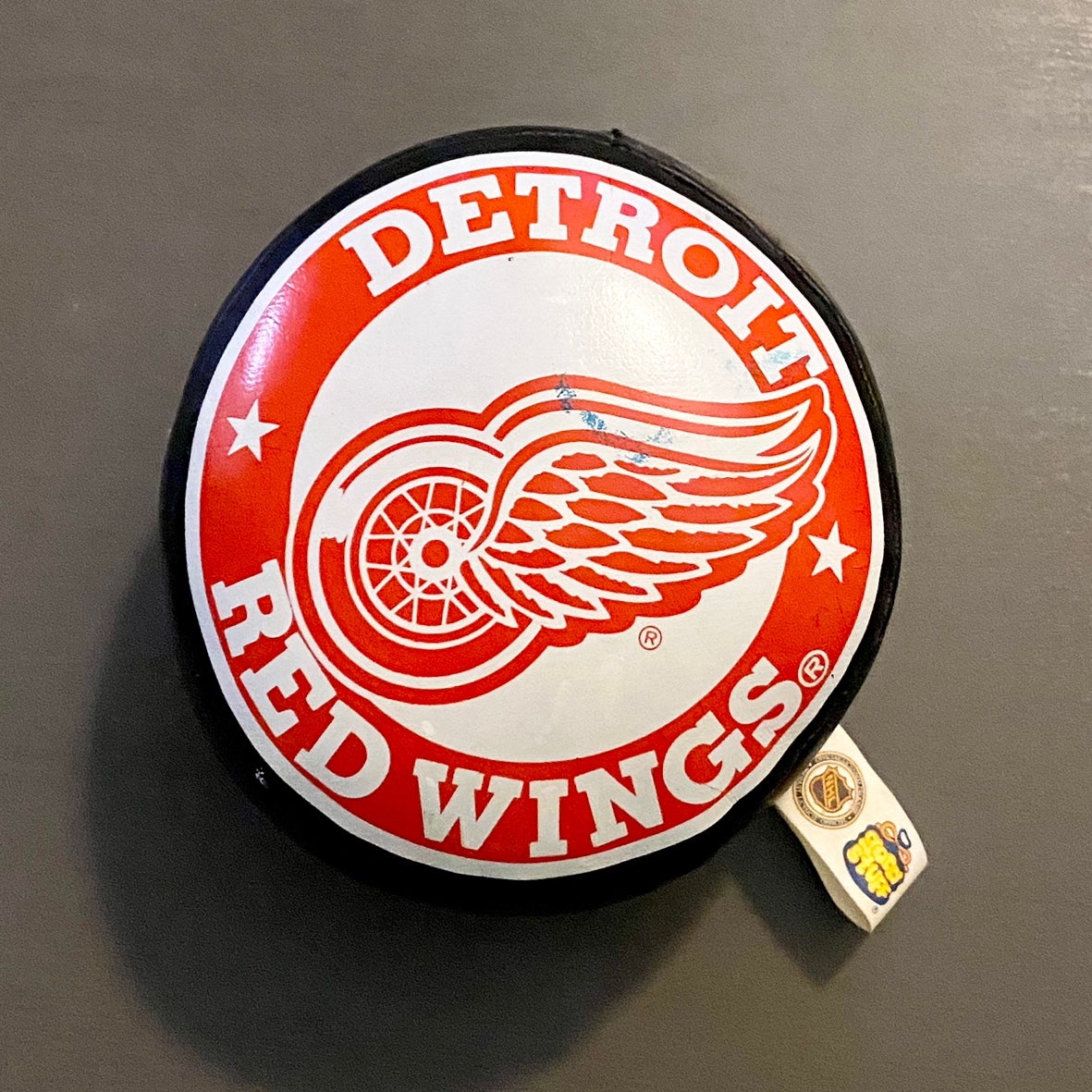 NHL Detroit Red Wings Hockey Puck Toy