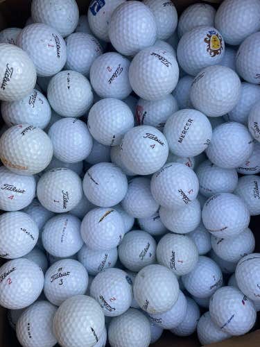 100 AAA - AAAAA Value to Mint Condition Titleist Used Golf Balls