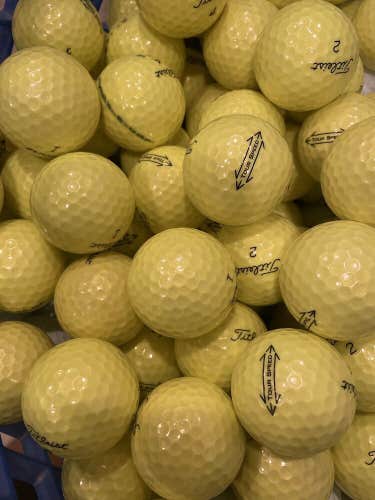 100 Titleist Tour Speed Yellow AAAA Used Golf Balls