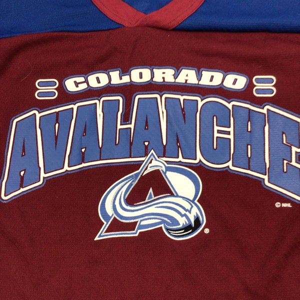 Vintage NHL Colorado Avalanche Ice Hockey Starter Jersey Youth 
