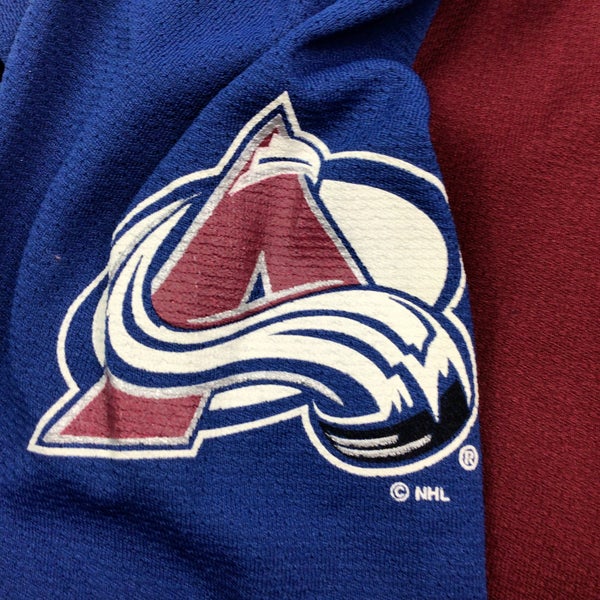 Vintage 90s Colorado avalanche NHL fan jersey. Made in the USA