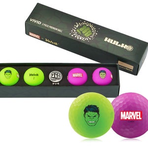 Volvik Marvel Limited Edition Marvel Golf Ball Gift Packs - Incredible Hulk
