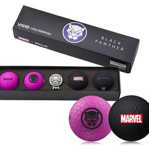 Volvik Marvel Limited Edition Avenger Golf Ball Gift Packs - Black Panther