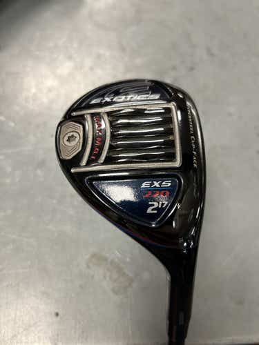 Used Tour Edge Exotics Exs 220 2 Hybrid Regular Flex Graphite Shaft Hybrid Clubs