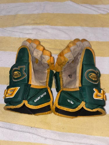 BCHL Bauer 14" Gloves Used For Half Season