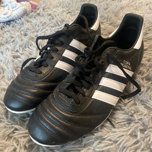 Black Men's Size 8.0 (Women's 9.0) Adidas Cleats