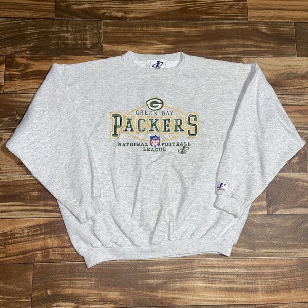 Vintage Green Bay Packers Sweatshirt Mens L NFL Football 90s Pullover  Sweater