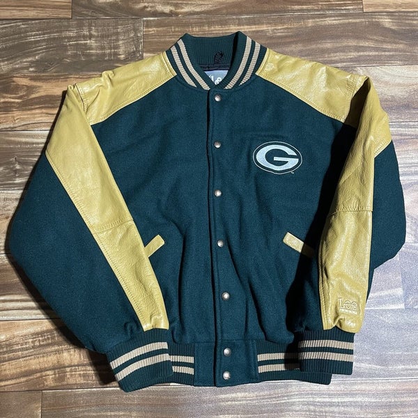 Maker of Jacket NFL Green Bay Packers Wool Leather