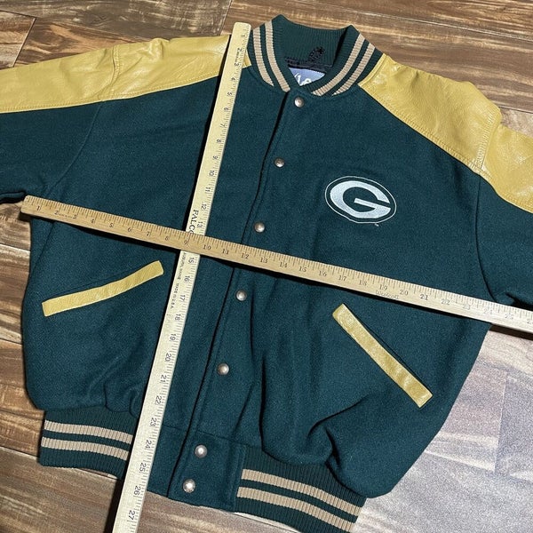 Vintage Green Bay Packers Denim Lee Sport Button up Shirt 