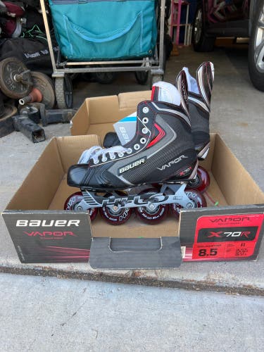 Bauer Vapor x70r Inline Skates Size 8.5