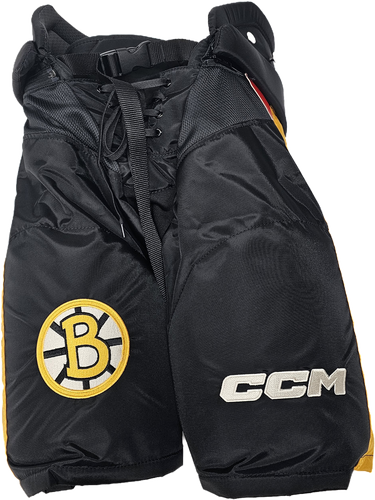 CCM HPTK Pro Stock Hockey Pants Medium Bruins 2023 Winter Classic New NHL Black (10545)