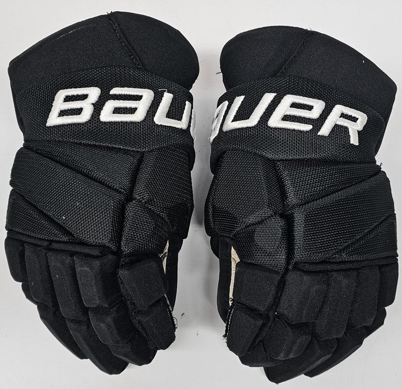 Bauer Vapor 2X Pro Custom Pro Stock Hockey Gloves 14" Black NHL Used Smith (10471)