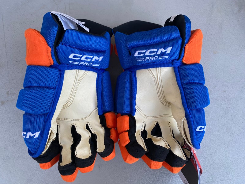 CCM HGTKSP Pro Stock Hockey Gloves - Oilers - Ice Warehouse