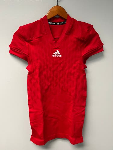 New Adidas Techfit Primeknit Adult Scarlet Blank Football Jersey
