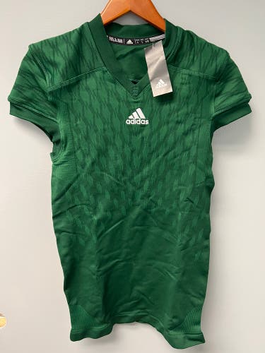 New Adidas Techfit Primeknit Adult Green Blank Football Jersey