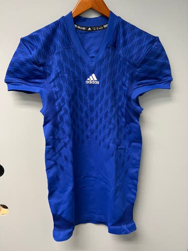 New Adidas Techfit Primeknit Adult Royal Blank Football Jersey