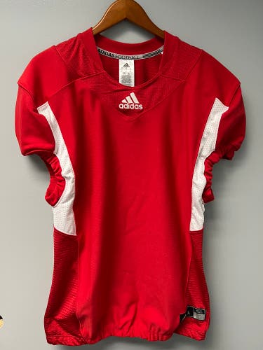 New Adidas Techfit Hyped Red/White Football Jersey