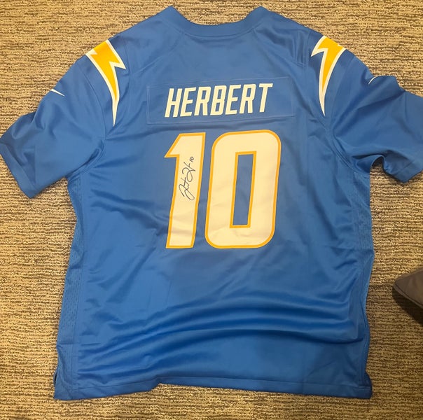 Nike Men's Los Angeles Chargers Justin Herbert #10 Blue Game