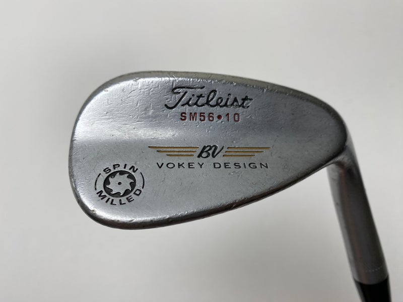 Titleist 2009 Vokey Spin Milled Chrome 56* 10 True Temper Dynamic Gold Wedge RH