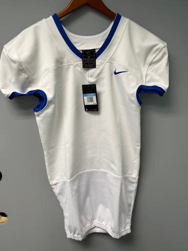 New Nike Vapor Untouchable White/Royal Football Jersey