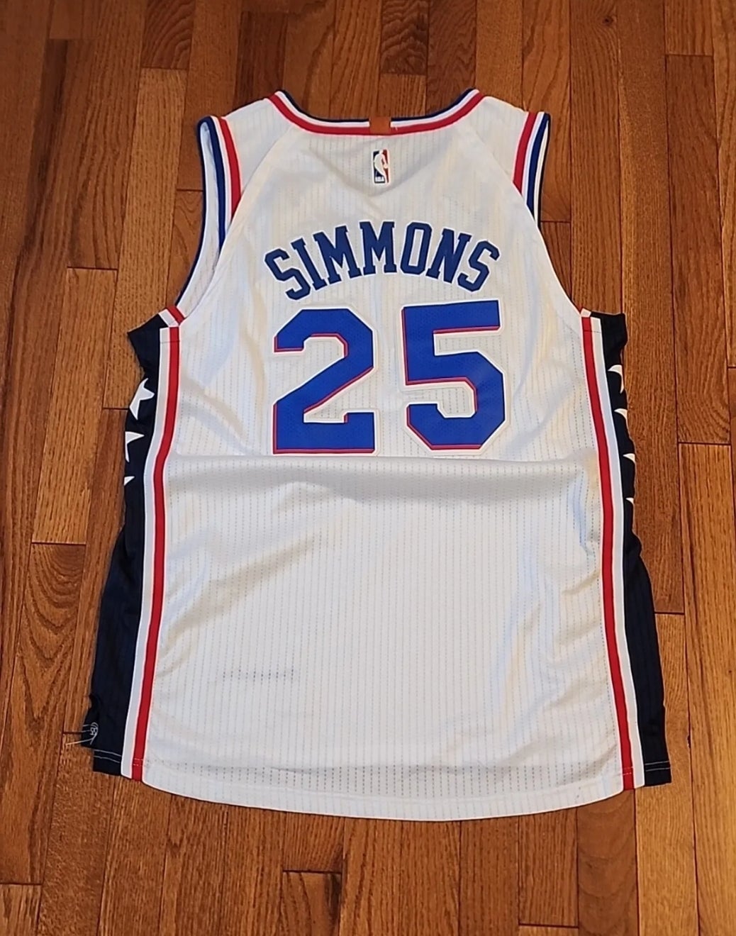 Mens Nike Ben Simmons Philadelphia 76ers Jersey Size 52