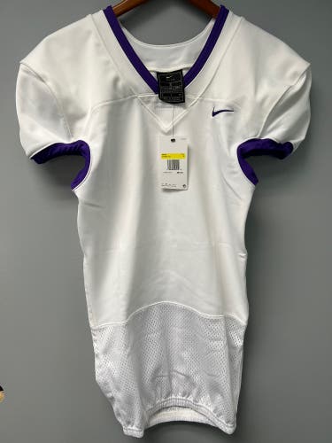 New Nike Vapor Untouchable White/Purple Football Jersey
