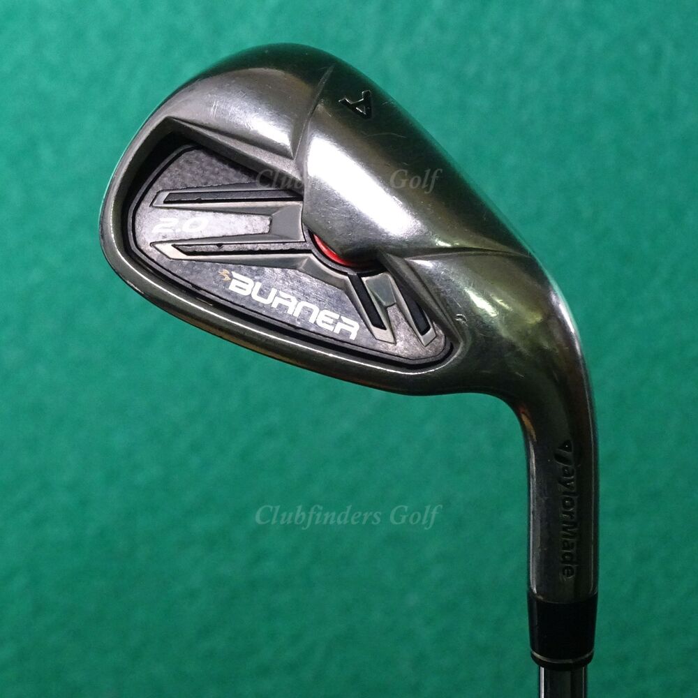 TaylorMade Burner 2.0 High Polish Single 9 Iron Factory 85 Steel Regular