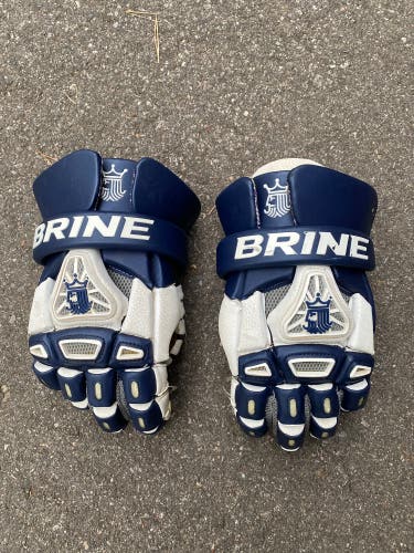 Brine 13" King IV Lacrosse Gloves Navy