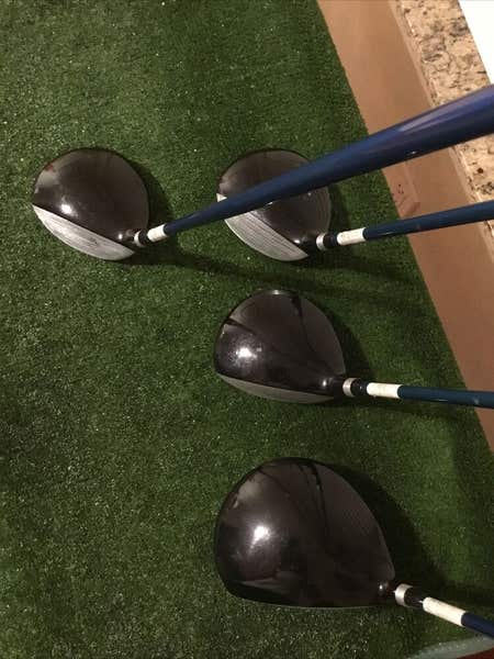 Set De Bois Golf Turbo Power Ladies Steel Plus III - Driver, 3, 5, 7 Bois, Shafts Graphite - Occasion