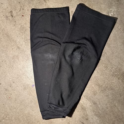 Black Senior Used Large CCM Custom Sublimated Socks Pro Stock