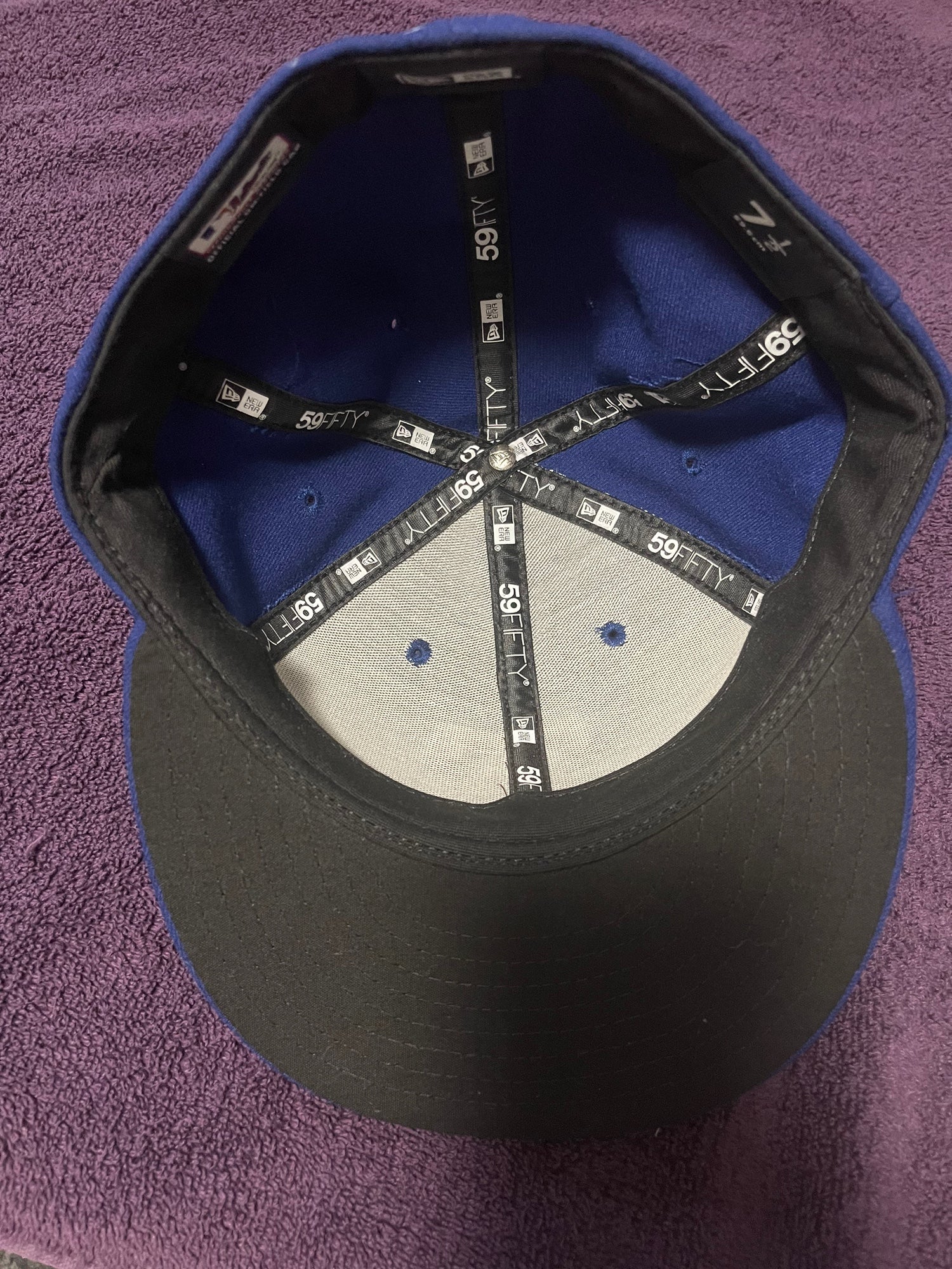 LA Dodgers Trucker Cap Blue White - Burned Sports