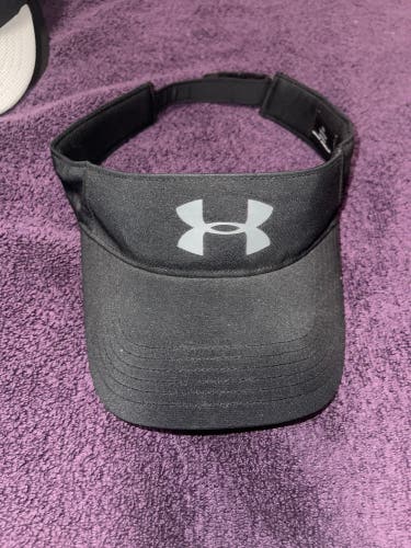 Black New One Size Fits All Under Armour Visor