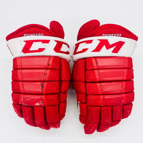SHU Pioneers CCM HG97XP Hockey Gloves-14"